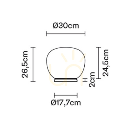 previzualizare Lampă de birou Fabbian Lumi Ø30 - F07 B09 01 Lampă de birou Fabbian Lumi Ø30 - F07 B09 01