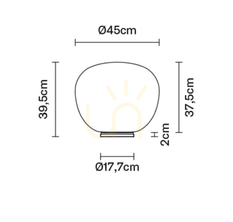 previzualizare Lampă de birou Fabbian Lumi Ø45 - F07 B11 01 Lampă de birou Fabbian Lumi Ø45 - F07 B11 01