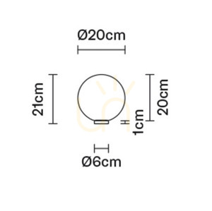 Lampa de birou Fabbian Lumi F07 20cm - F07 B29 01 small 1