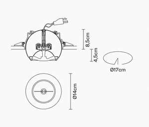 Fabbian Tools F19 5W GU53 lumină încastrată - Alb - F19 F60 01 1 Fabbian Tools F19 5W GU53 lumină încastrată - Alb - F19 F60 01 small 1