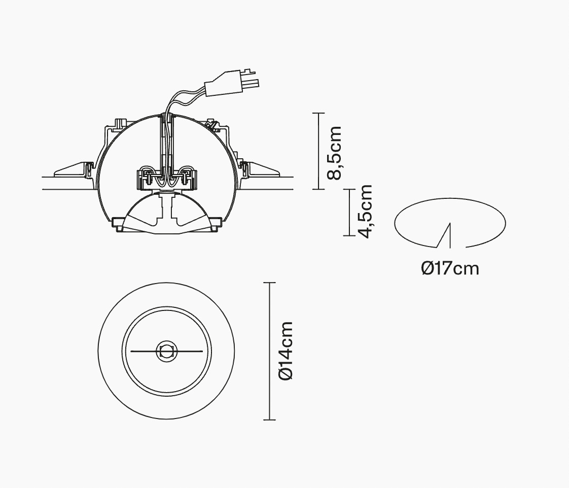 Vedere Fabbian Tools F19 5W GU53 lumină încastrată - Alb - F19 F60 01 Fabbian Tools F19 5W GU53 lumină încastrată - Alb - F19 F60 01