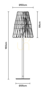 Lampa de podea Fabbian Stick F23 Cono - F23 C06 69 small 2
