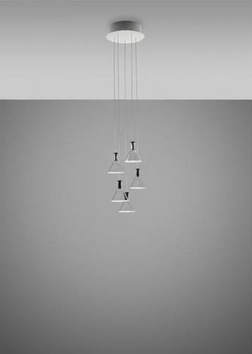 Verifica Lampa suspendată Fabbian Multispot F32 24cm - 5 - Chrome - F32 A42 00