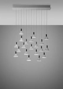 Lampa suspendată Fabbian Multispot F32 90x15cm - 20 - Chrome - F32 A49 00 small 0