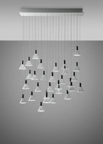 Verifica Lampa suspendată Fabbian Multispot F32 90x15cm - 30 - Crom - F32 A50 00