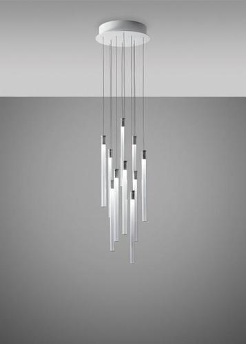 Verifica Lampa suspendată Fabbian Multispot F32 31cm - 10 - Chrome - F32 A03 00