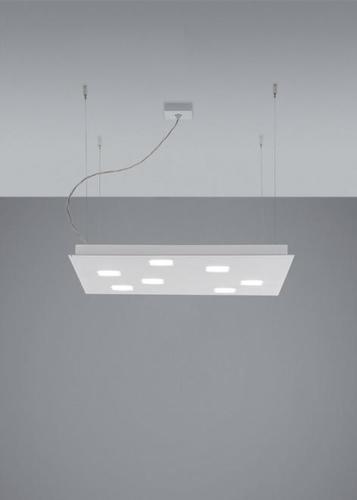 Verifica Lampa suspendată Fabbian Quarter F38 5W 59.5x59.5cm - Alb - F38 A03 01