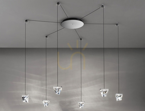 Verifica Lampa suspendată Fabbian Tripla F41 3W 6 - Chrome - F41 G04 11