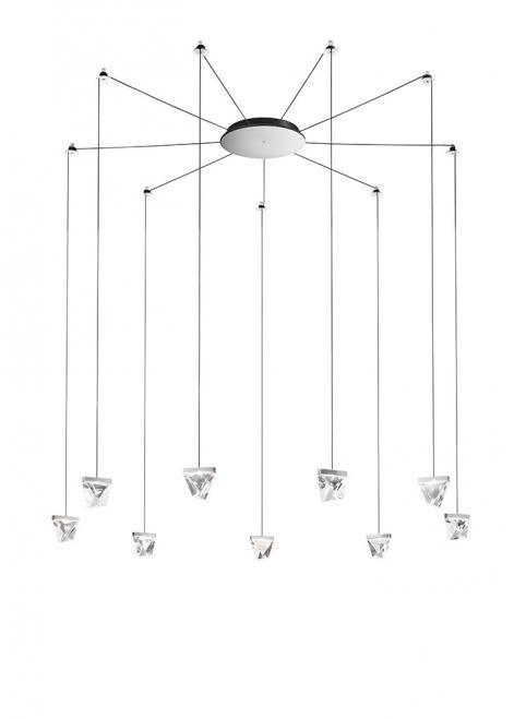 Verifica Lampa suspendată Fabbian Tripla F41 3W 9 - Chrome - F41 G05 11 Lampa suspendată Fabbian Tripla F41 3W 9 - Chrome - F41 G05 11