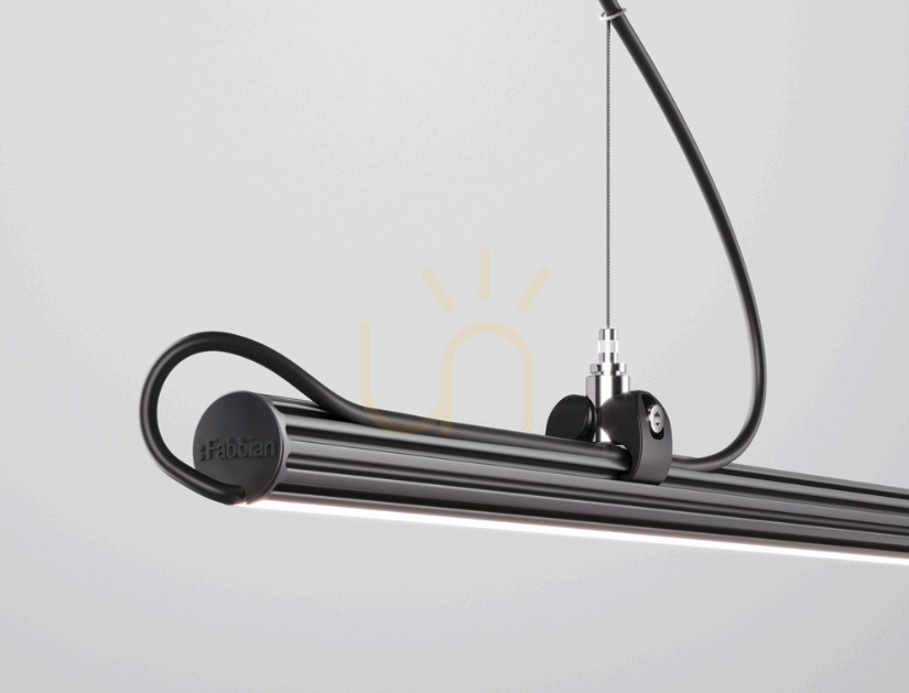 Vedere Lampa suspendată Fabbian Freeline F44 2W 3m - Negru - F44 A06 02 Lampa suspendată Fabbian Freeline F44 2W 3m - Negru - F44 A06 02