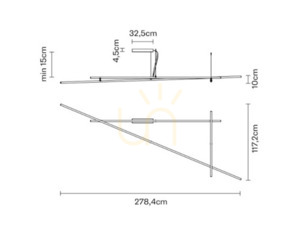 Fabbian Freeline F44 4W 3000K lampă de tavan - Negru - F44 E01 02 3 Fabbian Freeline F44 4W 3000K lampă de tavan - Negru - F44 E01 02 small 3