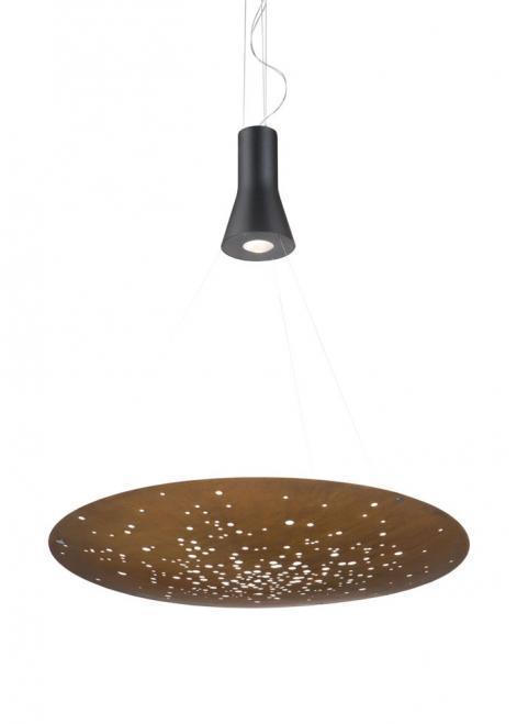 Vedere Lampa suspendată Fabbian Lens F46 24W 90cm - Rug - F46 A03 56 Lampa suspendată Fabbian Lens F46 24W 90cm - Rug - F46 A03 56