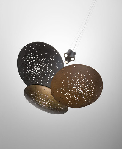 Verifica Lampa suspendată Fabbian Lens F46 24W 106x100cm - Multicolor - F46 A05 99