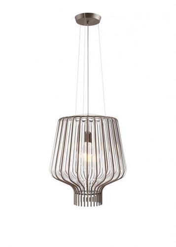 Verifica Lampa suspendată Fabbian Saya F47 22W 40cm - Maro și transparent - F47 A09 00