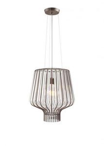 Lampa suspendată Fabbian Saya F47 22W 40cm - Maro și transparent - F47 A09 00 small 0
