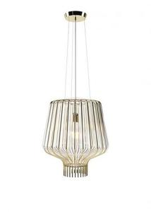 Lampa suspendată Fabbian Saya F47 22W 40cm - Auriu și transparent - F47 A21 00 small 0