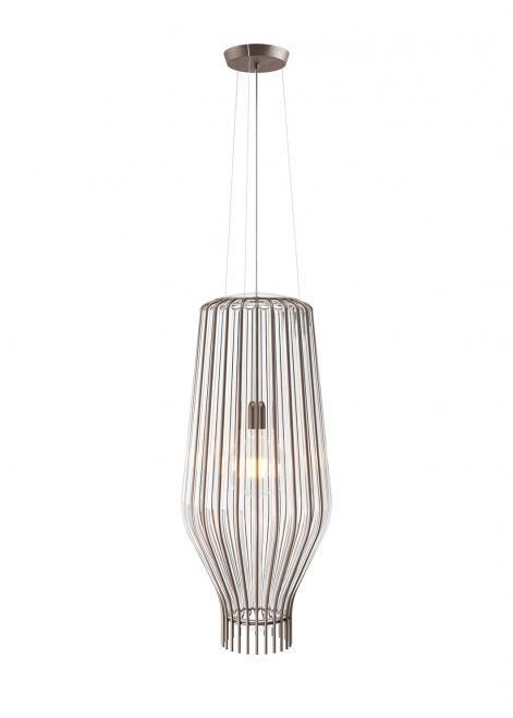 Verifica Lampa suspendată Fabbian Saya F47 22W 31cm - Maro și transparent - F47 A18 00 Lampa suspendată Fabbian Saya F47 22W 31cm - Maro și transparent - F47 A18 00
