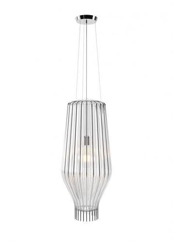Verifica Lampa suspendată Fabbian Saya F47 22W 31cm - Chrome și transparent - F47 A19 00