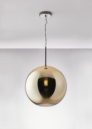 Verifica Fabbian Beluga Beluga Royal Ø40 Lampă suspendată - Aur - D57 A61 12