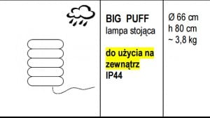 BIG PUFF lampă de picioare small 1