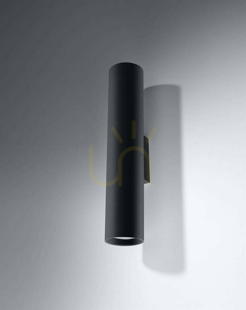 Lampa de perete LAGOS 2 negru