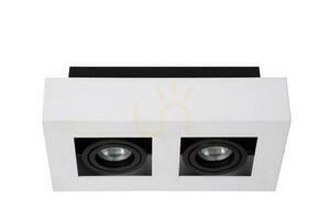 Plafonieră Lucide XIRAX albă LED GU10 2x5W 09119/11/31 small 1