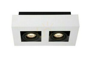 Plafonieră Lucide XIRAX albă LED GU10 2x5W 09119/11/31 small 0
