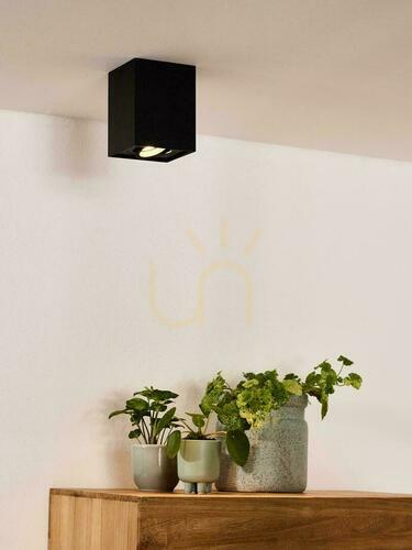 Verifica Plafon Lucide Tube negru GU10 LED reglabil, aluminiu, 82953/01/30