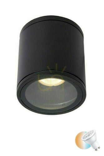 Verifica Plafon Lucide AVEN negru GU10 IP65 9 cm 22962/01/30