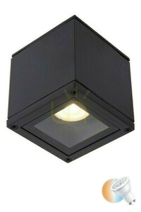 Plafon Lucide AVEN negru aluminiu IP65 GU10 CCT 22963/01/30 small 0