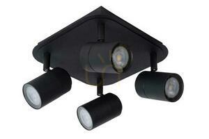 Plafonieră Lucide LENNERT negru metal LED GU10 4x5W IP44 26958/20/30 small 1