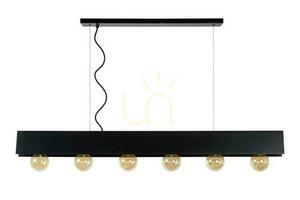 Lampă suspendată Lucide SURTUS 30474/06/30 oțel negru 134 cm 6xE27 small 1