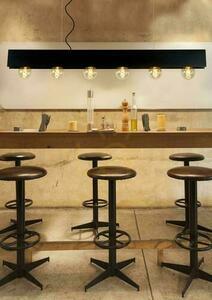 Lampă suspendată Lucide SURTUS 30474/06/30 oțel negru 134 cm 6xE27 small 2