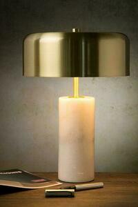 Lampă de masă Lucide Mirasol alb auriu marmură 3xG9 25 cm 34540/03/31 small 1