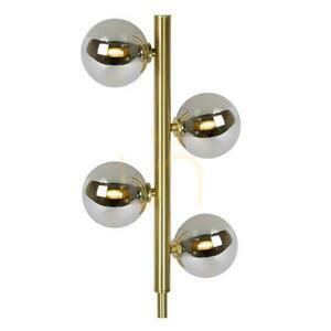 Lampă de podea Lucide TYCHO aurie, 4 x G9, sticlă, stil retro 45774/04/02 small 4