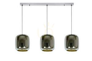 Lampă suspendată Lucide Eryn 3xE27 sticlă argintie 70483/03/11 small 1