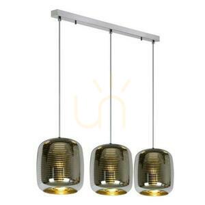 Lampă suspendată Lucide Eryn 3xE27 sticlă argintie 70483/03/11 small 6