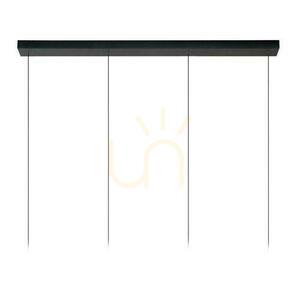 Lampă suspendată Lucide Lorenz neagră LED 16W 1600lm 3000K 74403/04/30 small 3