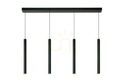 Verifica Lampă suspendată Lucide Lorenz neagră LED 16W 1600lm 3000K 74403/04/30