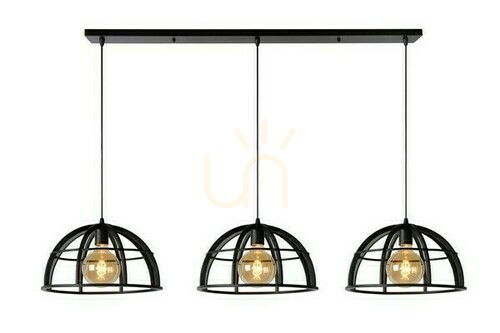 Verifica Lampă suspendată Lucide DIKRA neagră metal 3xE27 76464/03/30