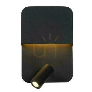 Aplica perete Lucide Boxer LED negru 2 becuri 8W 3000K 79200/08/30 small 3