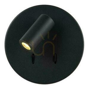 Aplica de perete Lucide BENTJER LED negru metal 14 cm 79201/09/30 small 4