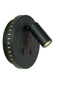 Aplica de perete Lucide BENTJER LED negru metal 14 cm 79201/09/30 small 0