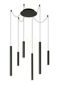 Lampă suspendată Lucide LORENZ neagră LED 24W 74403/06/30 small 0