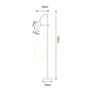 Lampadar Zuma Line TENSO negru (F18014-GU10-BK) small 1