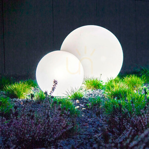 Set de bile decorative pentru grădină LUNA BALL, dimensiuni 30/40/50 cm – LED E27, kit de instalare, UV small 0