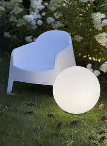 Set de bile decorative pentru grădină LUNA BALL, dimensiuni 30/40/50 cm – LED E27, kit de instalare, UV small 10