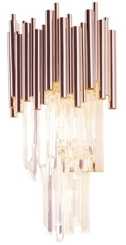 Verifica Aplica de perete Max Light Vogue W0227 aur metal sticlă 4x40W