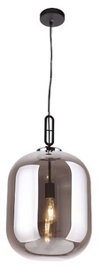 Pendul Max Light Honey P0298 negru sticlă fumurie 30 cm small 0