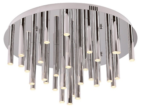Verifica Plafon Max Light Organic crom LED 33W 60 cm dimabil C0115D